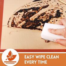 1pc/2pcs Silicone Baking Mat - Reusable Silicone Baking Sheet - Easy Non-Stick Baking Tray - 16.5"X11.6" Silicone Baking Liner - Oven Baking Mat, Mother's Day Gifts, Items For Mom, Baking Supplies - View 4