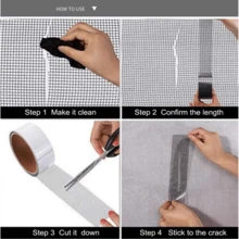 Strong Self Adhesive Window Screen Repair Tape Window Net Screen Repair Patch Covering Up Holes Tears Anti-Insect Mosquito Mesh - Multicolor - View 9