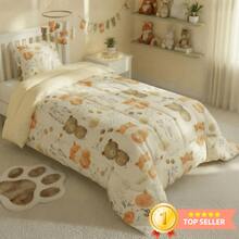 Children's Comforter 400 Thread Count (EXCLUSIVE) Thick, Soft And Warm 1 Piece For Girls And Boys Comfort And Quality - Little Fox - View 1