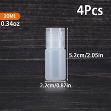 16/8/4/1 chai bóp tái sử dụng 0.34oz | Nhựa chống vỡ, thiết kế chống rò rỉ, thích hợp đựng kem dưỡng da, nước rửa tay, hộp đựng đa năng di động, bộ sản phẩm, dùng trong phòng tắm, du lịch. - Trong sáng - Xem 11