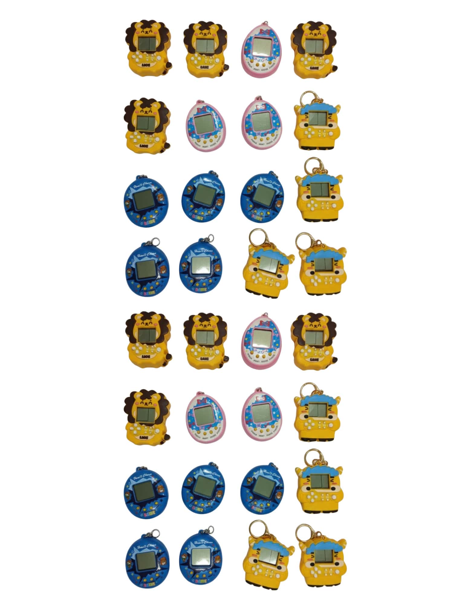 24 mascotas virtuales tipo Tamagotchicon diversos diseños y colores - SURTIDO - Ver 1