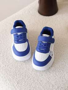1 đôi giày đế mềm cho trẻ em/trẻ nhỏ, giày thể thao chạy bộ cho bé trai/bé gái - Màu xanh lam - Xem 4
