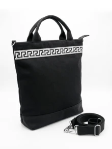 Versace Túi vải bố màu đen dành cho nam, 1 chiếc, dùng để đựng đồ trang điểm. - màu đen - Xem 3