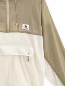 CAMEL CROWN Men's Sunscreen Clothing Summer Anti-Ultraviolet Cardigan Jacket Quick Dry Ice Silk Cool Feeling Leather Clothing Clothes - Coconut Shell Color/pepper White - View 3