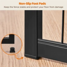 Butterslay 1PC Modern Dog Playpen Panels Exercise Barrier For Outdoor Indoor - màu đen - Xem 5