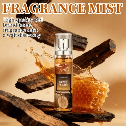 20毫升便携式无酒精女士身体喷雾 | 小众高端蜂蜜香氛，滚珠设计，精准贴合肌肤，为日常通勤和聚会提供高端香氛体验！独特香氛，推荐作为情人节、生日及其他节日礼物 | 适合约会、工作、日常使用、派对等场合，是节日和生日礼物的理想之选，迷你香水，设计师香氛