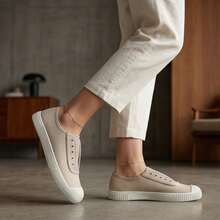 Women Casual Shoes - Beige - View 1