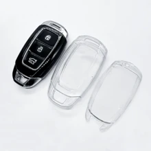 适用于 Santa Fe、I30、IX35、Encino、KONA、Solaris、Fiesta、Sonata、Azera、Grandeur、Elantra、Accent 等车型的 TPU 汽车钥匙遥控器保护套，防摔防尘，保护性强。 - D款 - 查看 11