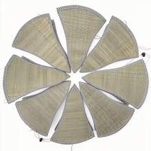 Foldable Bamboo Straw Hat! Ideal Sun Protection Gear For Fishing, Hiking And Outdoor Activities In Summer - 37-47cm - View 6