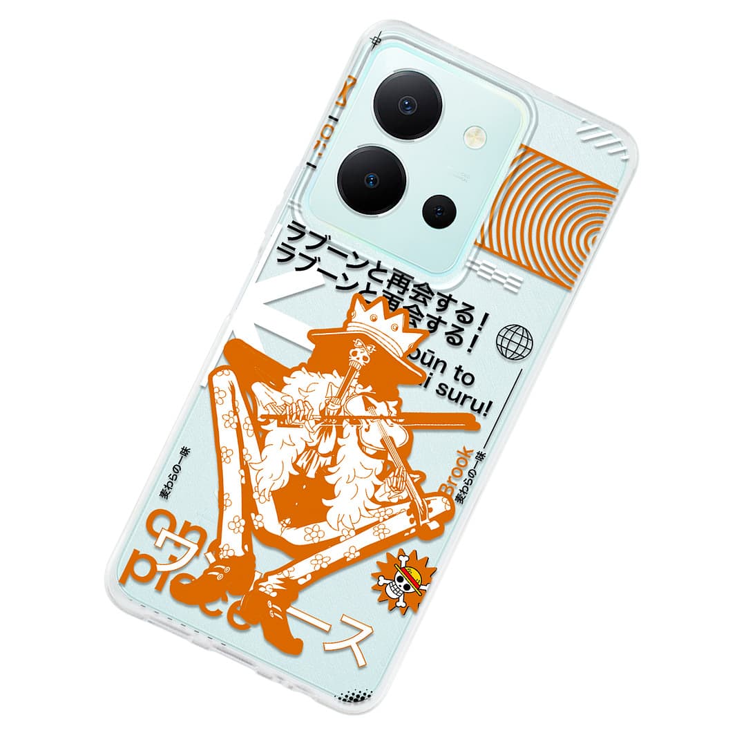 Funda Compatible con Vivó Brook Sombrero Paja, Protector para Vivó One Piece, Case para Vivó One Piece, Carcasa para Vivó One Piece Anticaídas a Prueba De Golpes TPU. - transparente - Ver 1