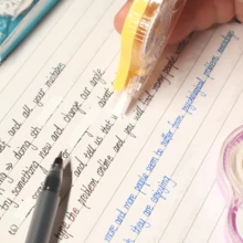 5PCS Silent Correction Tape, Large Capacity Value Pack For Students, White Out Tape, Smooth Rewrite Ribbon, Instant Error Correction, Durable & Non-Breaking, Premium Quality Stationery For School Study, Office Work And Daily Writing Modification, Portable Design, Strong Coverage, Clean & Tidy Application, Authentic Stationery Supplies - Correction Tape - View 4