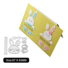 Easter Theme Embossed Cutting Mold, Embossing Template, Scrapbooking Album Template, Mold, Scrapbooking Supplies - DX303 - View 2