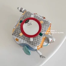 Baby Stimulating Spherical Cloth Book, Tear-Resistant, Tummy Time Training, Funny Mirror - Multicolor - View 4