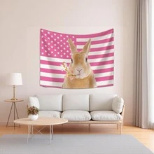 1pc Customized American Flag Banner With Your Photo Printed, Fun Decoration For Club, Concert, Bar, Dorm, Living Room, Bedroom And More. Exquisite Decor, Modern Fashionable, Customizable, Personalized, Unique. - Multicolor - View 5