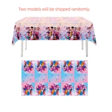 96pcs KPOP Demon Slayer Birthday Party Tableware Set, Includes 7/9 Inch Plates, 9oz Cups, Cutlery, Birthday Banner, Napkins, Tablecloth, Anime Themed Disposable Party Supplies For Birthday And Graduation - Multicolor - View 8