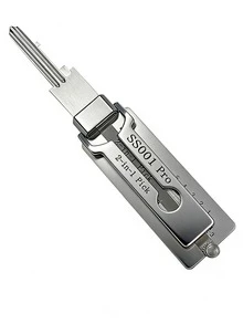 1pc 2-In-1 Lock Pick Set, Multi-Function Unlocking Tool, Reading & Unlocking Features, Civilian Lock Opening Tool, Home Emergency Tool, Locksmith Tool - A - View 1