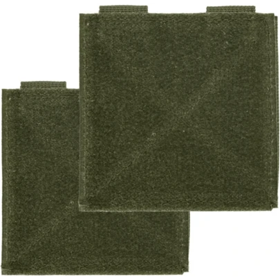 2pcs Molle Patch Panel, Hook & Loop Adapter Plate, High Density Nylon Anti-Curling Moral Patch Board, Suitable For Backpacks, Vests, Plate Carriers