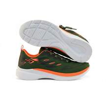 Women's Modern Lightweight Comfortable Athletic Shoes For Walking And Training - 綠/橙色 - 查看 7