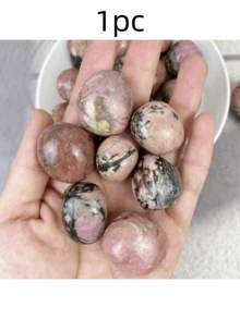 1pc Natural Agate Crystal Polished Stone, Suitable For Aroma Diffusion, Energy Healing, Rose Quartz, Smoky Quartz, Amethyst, Labradorite, Home Decor, Plants, Fish Tank, Fireproof Incense Stone - Multicolor - View 13