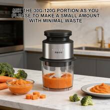 SOKANY SK-06061 Food Chopper, 300W, 0.7L Capacity, S-Shaped Triple Blades, 8-Second Quick Chopping, Easy Disassembly And Cleaning, Non-Slip Base, Excellent Chopper, Blender And Vegetable/Meat Slicer For Home And Office Use - Black - View 5
