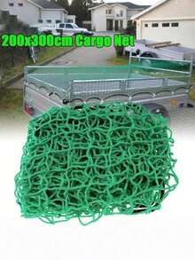 200x300cm Durable Trailer And Truck Cargo Net - Polyethylene UV-Resistant Mesh To Prevent Cargo And Tools From Falling During Transport. Waterproof And Durable, Suitable For Rooftops, Flatbeds And Outdoor Transportation, Trailer Covers, Trailer Cargo Securing Net - Goods Network - View 10