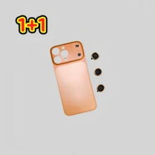 Miếng dán bảo vệ ống kính camera hợp kim mới, họa tiết bầu trời sao, màu cam năng động, tương thích với iPhone 13 Pro/14 Pro/15 Pro Max/16 Pro Max, có thể chuyển đổi ngay lập tức thành 17 Pro Max/17 Pro, ba lô siêu mỏng, linh hoạt với khung kim loại tích hợp, chống trầy xước và chống bám vân tay, quà tặng sinh nhật mùa xuân. - trái cam - Xem 3