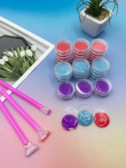 10pcs Diamond Painting Wax Blocks, 2cm Round Modeling Clay, Suitable For Diamond Painting Enthusiasts And Crafters