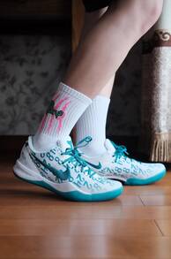 Nike Kobe 8 Protro "Aqua" 8 圓頭舒適低筒籃球鞋 中性款 祖母綠 - 炫翠綠 - 查看 9