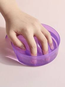 1pc Nail Soaking Bowl, Nail Art Accessories, Nail Care Tools, Nail Salon Nail Soaking Bowl, Softens Nail Edges, Thick Insulated Hand Rest, Durable Material Care Bowl For Nail Salon Nail Supplies, Back To School Season - Multicolor - View 7