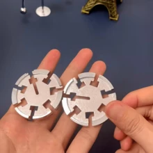 2片金属雪花拼图，提升逻辑思维和问题解决能力 - 彩色 - 查看 6