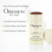 Calvin Klein Obsession For Men Deodorant Stick  2.6 Oz / 75ml Fresh Spicy Long-Lasting Men's Deodorant - 柑橘 - 查看 2