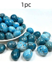 1pc Natural Agate Crystal Polished Stone, Suitable For Aroma Diffusion, Energy Healing, Rose Quartz, Smoky Quartz, Amethyst, Labradorite, Home Decor, Plants, Fish Tank, Fireproof Incense Stone - Multicolor - View 27