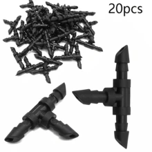 Konektor Tee Berduri untuk Selang Irigasi Tetes 1/4", Cocok untuk Selang Irigasi Tetes 1/4", Dirancang Khusus untuk Sistem Irigasi Tetes atau Semprotan. - pipa irigasi tetes - View 4