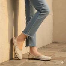 Girls Embroidered Mesh Fashion Shoes, Stylish Embroidered Lace Mesh Mary Jane Shoes In Silver And Beige, Round Toe Design With Elastic Closure, Breathable And Lightweight Wedding Party Shoes, Closure Comfortable Princess Flat Shoes For Toddler/Little Girls Aged 2-14, Suitable For Gatherings, Holidays And Vacations - Màu vàng - Xem 6