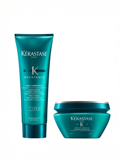 Kérastase [Bundle] Resistance Bain Therapiste Shampoo 250 Ml + Therapiste Masque Hair Mask 200 Ml