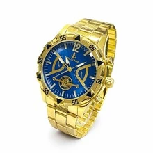 Pallyjane Men's Waterproof Watch, Modern And Elegant, Perfect For A Gift, M13 - M13 金藍 - 查看 2