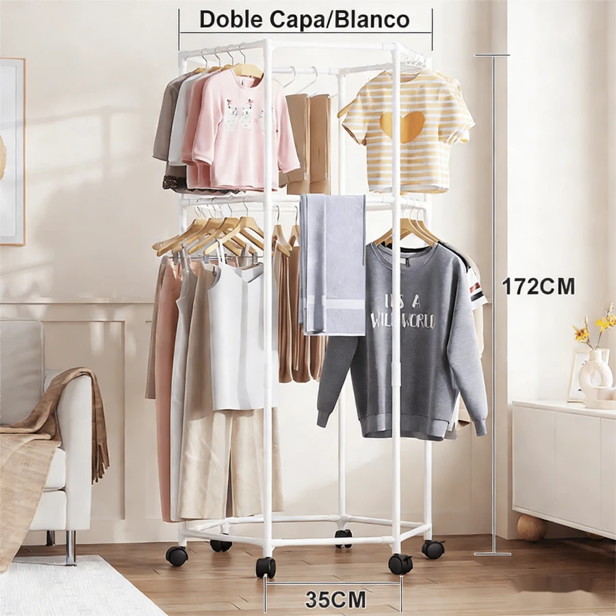 Coat Rack - Weiss - Übersicht 1