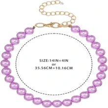 Luxury Faux Pearl Cat & Dog Necklace, Gentle And Elegant Showing Nobility, Adjustable Size For Comfortable Fit, Fashion And Durable Without Scratching Fur, Pet Collar - Multicolor - View 7
