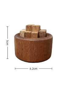 Set de difusor de coche de madera - Difusor de aromaterapia de madera redondo, sin llama ni batería, soporte de aceites esenciales para coche, hogar, oficina - A - Ver 10