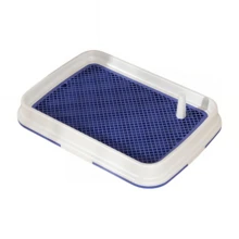 Puppy Potty Training Toilet Tray With Leak-Proof Urine Pad And Isolation Grid Ring, Anti-Slip Pet Toilet For Teddy, Bichon And Small Dogs - View 11