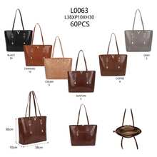 Women's Large Croco Tote Bag 38x10x30cm Elegant Shoulder Bag Spacious Luxury Modern Casual Chic Structured Bag For Work, College, Everyday Use Fashion - 灰色 - 查看 7