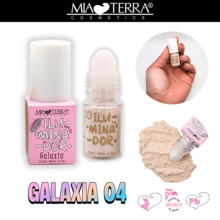 MIA TERRA COSMETICS - POWDER ILLUMINATOR WITH ROLL ON APPLICATOR - GALAXY - View 1