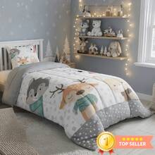 Children's Comforter 400 Thread Count (EXCLUSIVE) Thick, Soft And Warm 1 Piece For Girls And Boys Comfort And Quality - BẠN BÈ TUYẾT - Xem 9
