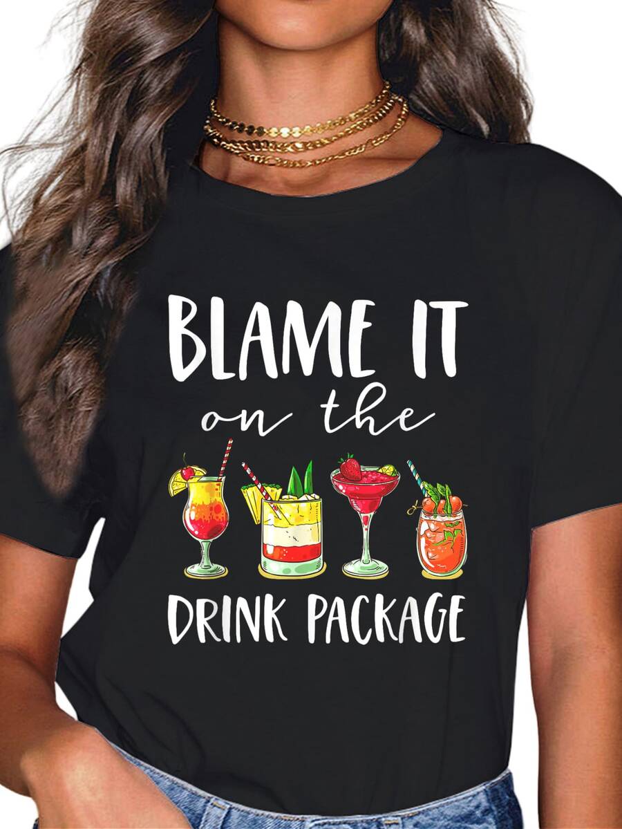 Women T-Shirts - Black - View 1
