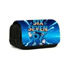 67 Styles Double-Deck Pencil Case, Made Of Polyester Fabric, Large Capacity For Stationery Storage. Size: 21cm X 11cm. Cartoon Pattern, Lightweight And Practical, Double-Deck Flip Design, Unisex Style, Suitable For Students, Event Organizers, Daily Use - A - View 13