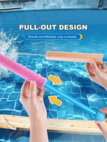 Bộ 8/6/3/1 món đồ chơi súng phun nước bọt Super Soaker tay cầm nhựa, thích hợp cho hồ bơi ngoài trời mùa hè, sân sau, bãi biển, tiệc tùng kiểu Hawaii - Màu ngẫu nhiên 1/6/8 - Nhiều màu - Xem 3