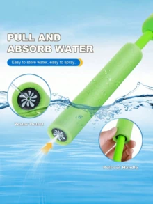 Bộ 8/6/3/1 món đồ chơi súng phun nước bọt Super Soaker tay cầm nhựa, thích hợp cho hồ bơi ngoài trời mùa hè, sân sau, bãi biển, tiệc tùng kiểu Hawaii - Màu ngẫu nhiên 1/6/8 - Nhiều màu - Xem 6
