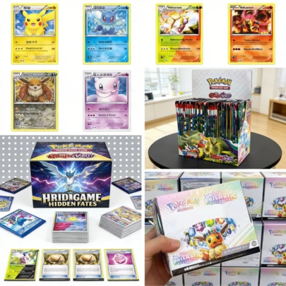 بطاقات بريزماتية 36 حزمة [أي سلسلة عشوائية] تشمل بطاقات أنمي مطلية بالذهب، بطاقات قابلة للجمع، بطاقات وحوش قرض البناء مختومة بالذهب، بطاقات قابلة للجمع، بطاقات ذات بشرة رمادية، خيارات متعددة للألوان، هدايا عيد الميلاد، هدايا التخرج!