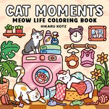 Cat Moments: Coloring Book, Suitable For Adults And Teenagers - Cute Animal Life Series - View 10