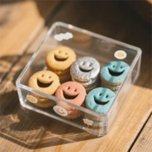 6pcs Stainless Steel Face Cookie Cutter Set, DIY Baking Mold With Fun Shapes For Cookies, Lunch Box Snacks, Party Food Preparation, Cutting Frosting, Cheese, Soft Fruits, Modeling Clay, Baking Molding Tools - View 12